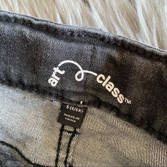 Art Class Black Zipper Mini Skirt, s - Picture 3 of 4